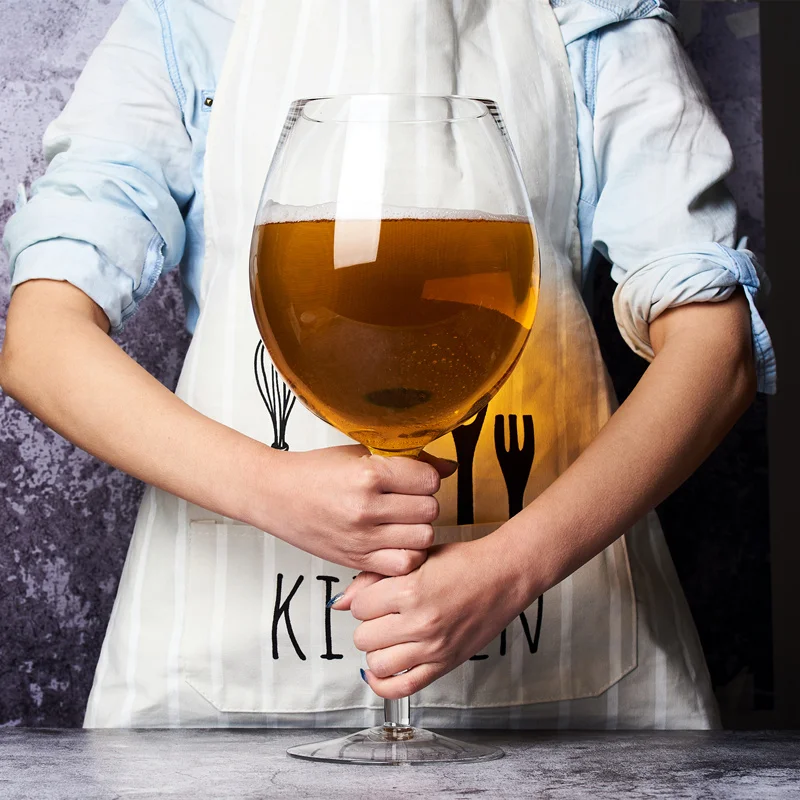 Wine In Beer Glass - كأس نبيذ عملاق سعة 3000 مل