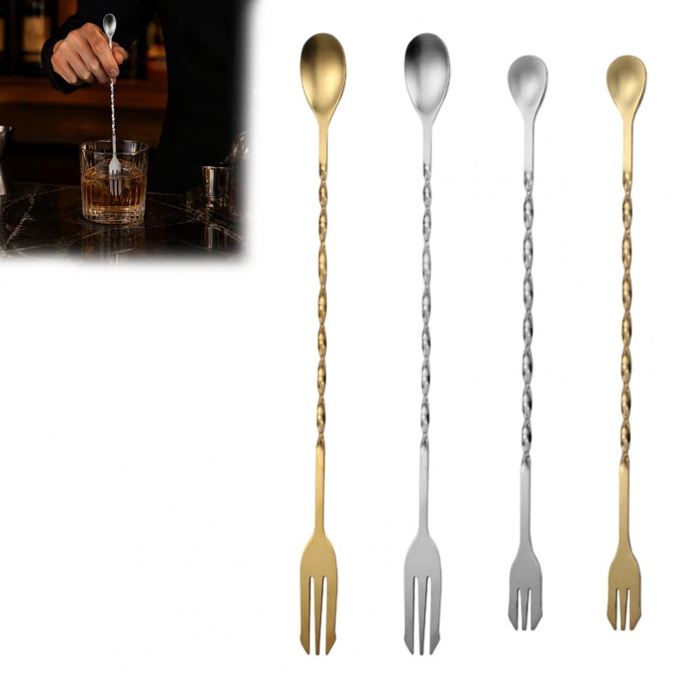 Bar Spoon Twisted - ملعقة خلط الكوكتيل من الفولاذ المقاوم