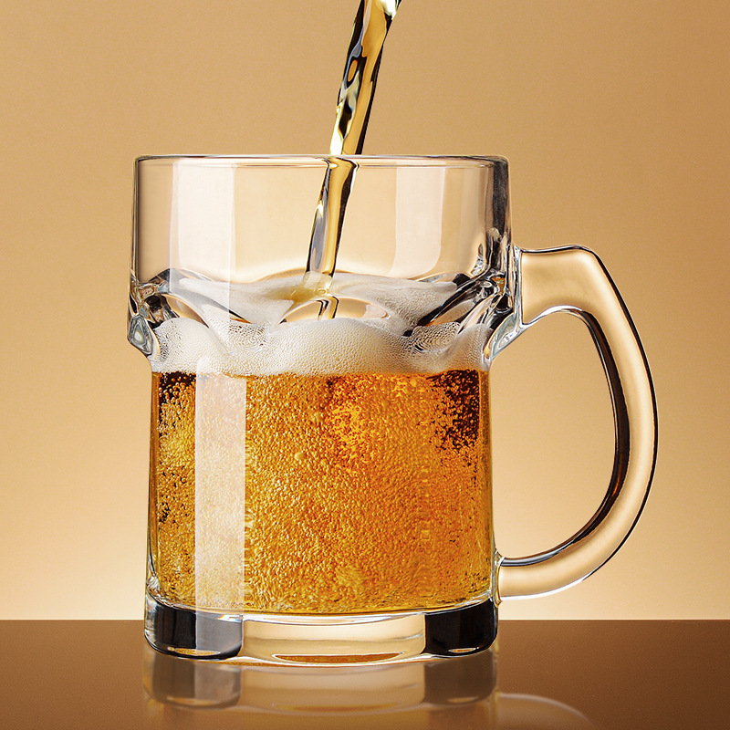 Wine In Beer Glass - كوب بيرة منزلي بمقبض، كوب ماء