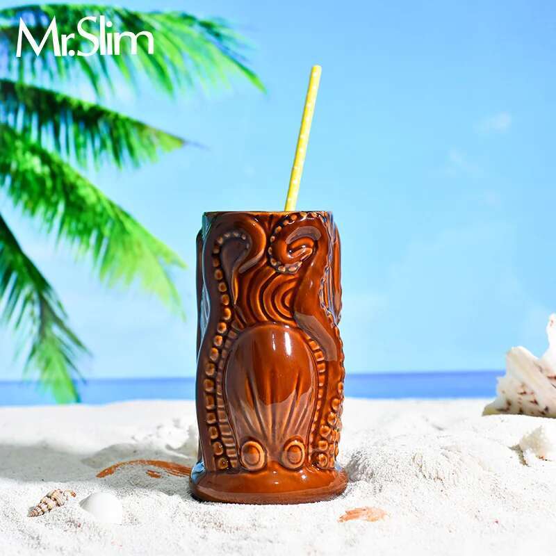 Wine Beer Mixed Drinks - كوب كوكتيل تيكي بار، كوب خلط