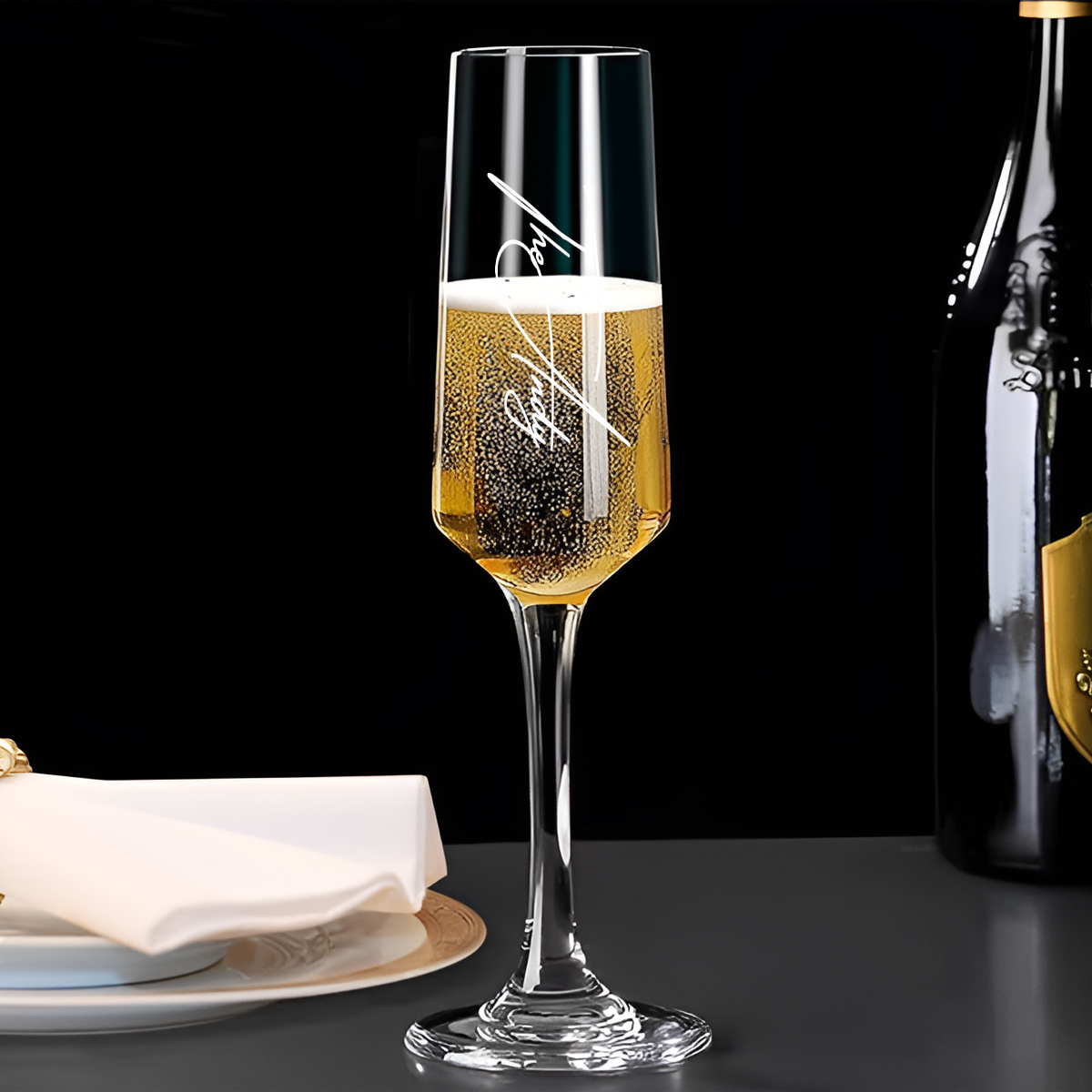 مخصص نظارات الشمبانيا الزفاف،  - مراجعة Champagne Flute Pair وسعره
