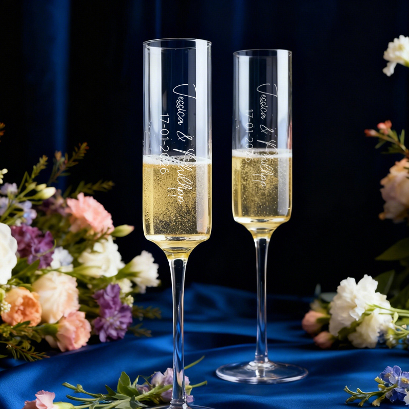 2 قطعة مجموعة زجاج الشمبانيا ا - مراجعة Champagne Flute Pair وسعره
