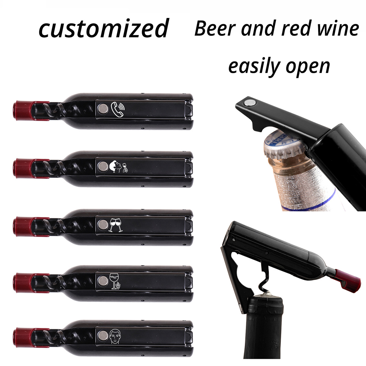 فتاحة زجاجات نبيذ مخصصة مع اسم - مراجعة Wine Beer Name وسعره