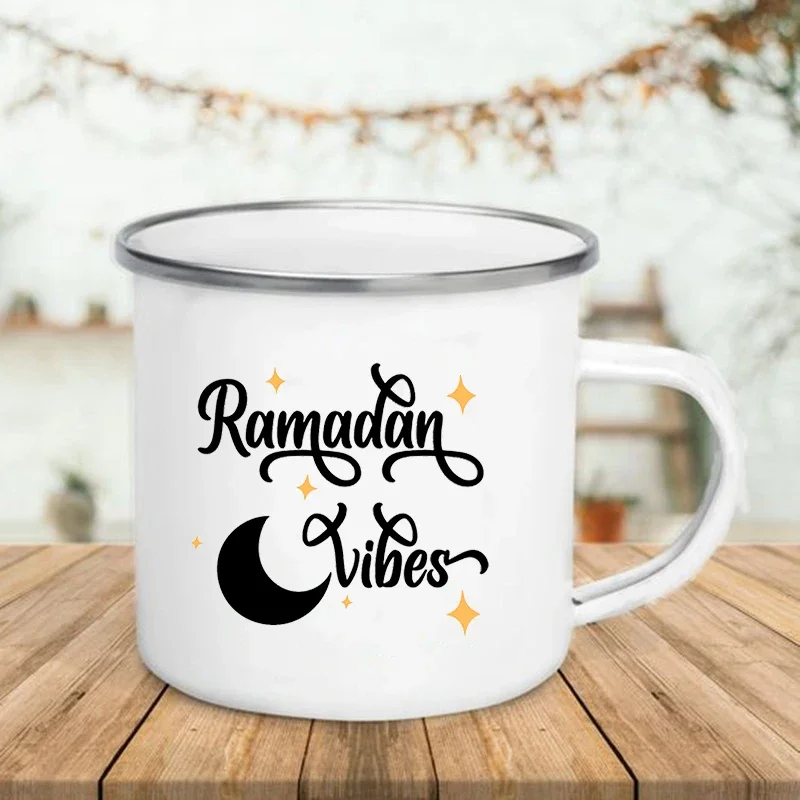 Handle Enamel Mugs Happy Eid M - مراجعة Wine Beer Best وسعره