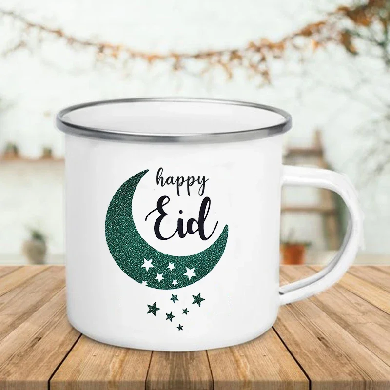 Handle Enamel Mugs Happy Eid M - مراجعة Wine Beer Best وسعره