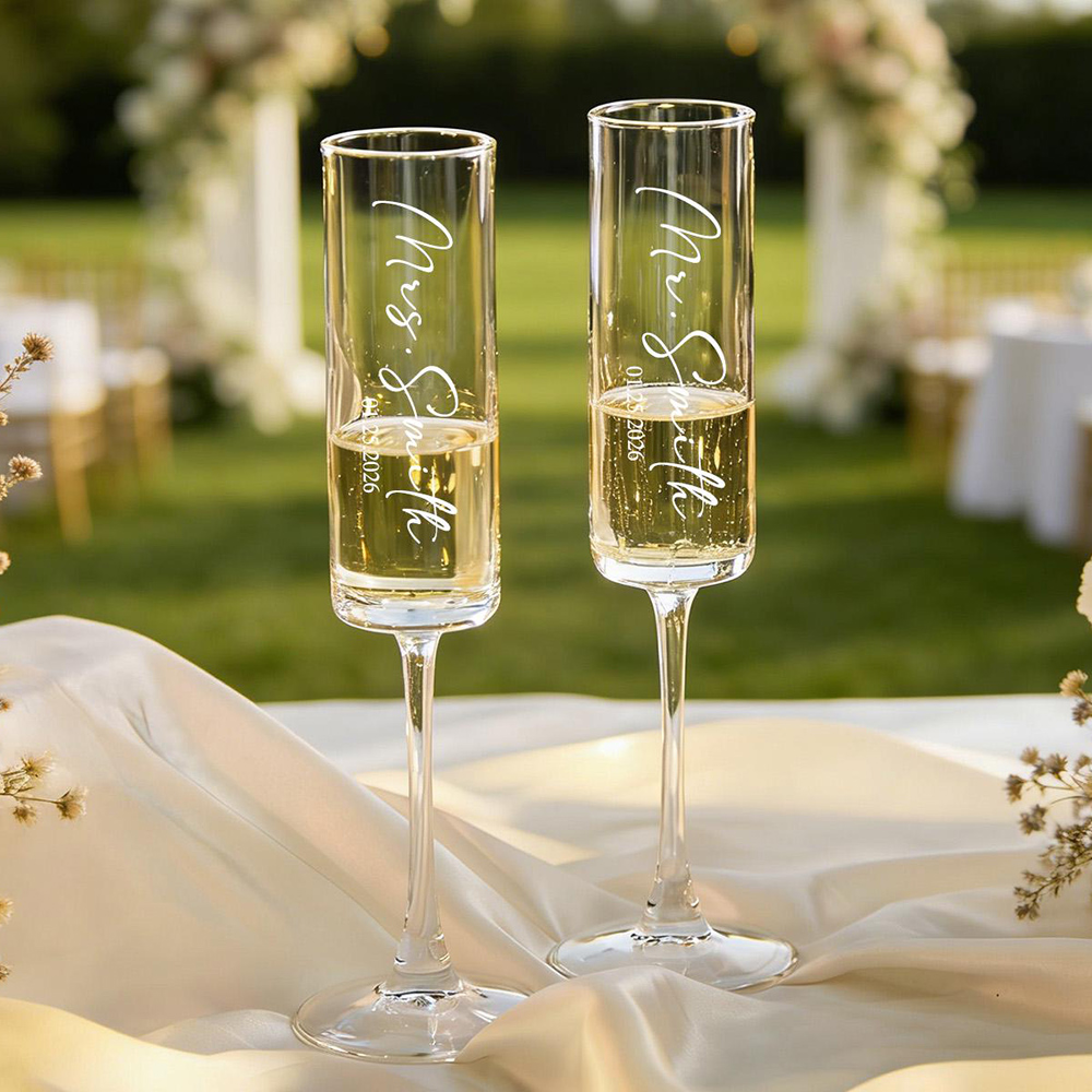 كؤوس شمبانيا مخصصة لحفلات الزف - مراجعة Champagne Flute Pair وسعره