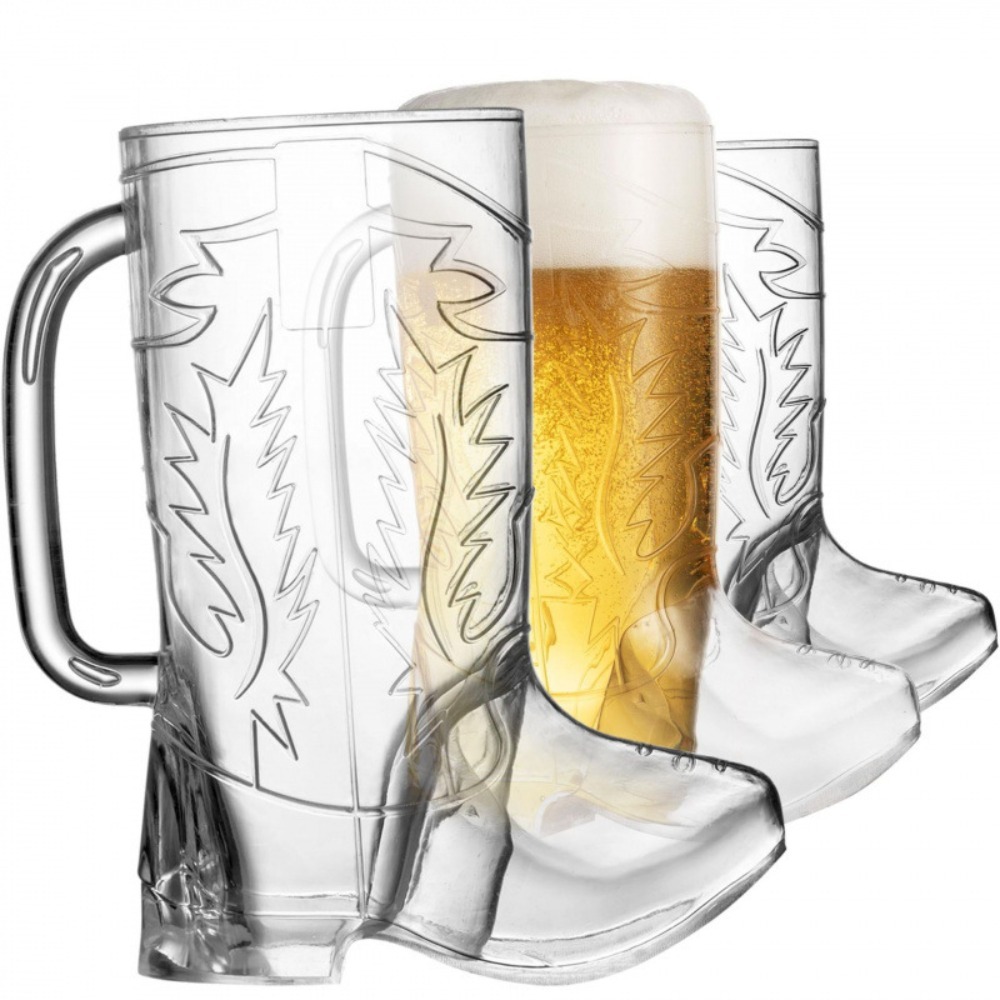 قطعتان من أكواب البيرة البلاست - مراجعة Wine In Beer Glass وسعره