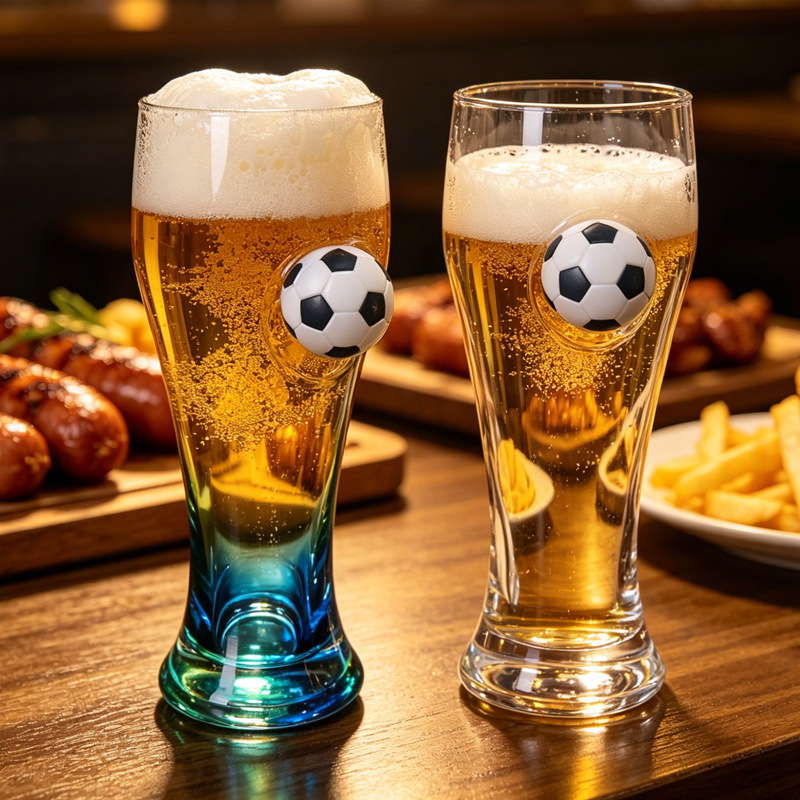 كوب بيرة زجاجي كبير السعة بتصم - مراجعة Craft Beer & Wine U- وسعره