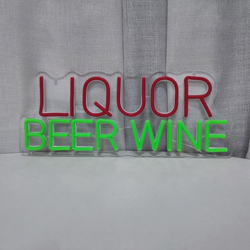 لافتة نيون LED للخمور والبيرة  - مراجعة Wine Beer Whiskey Year وسعره