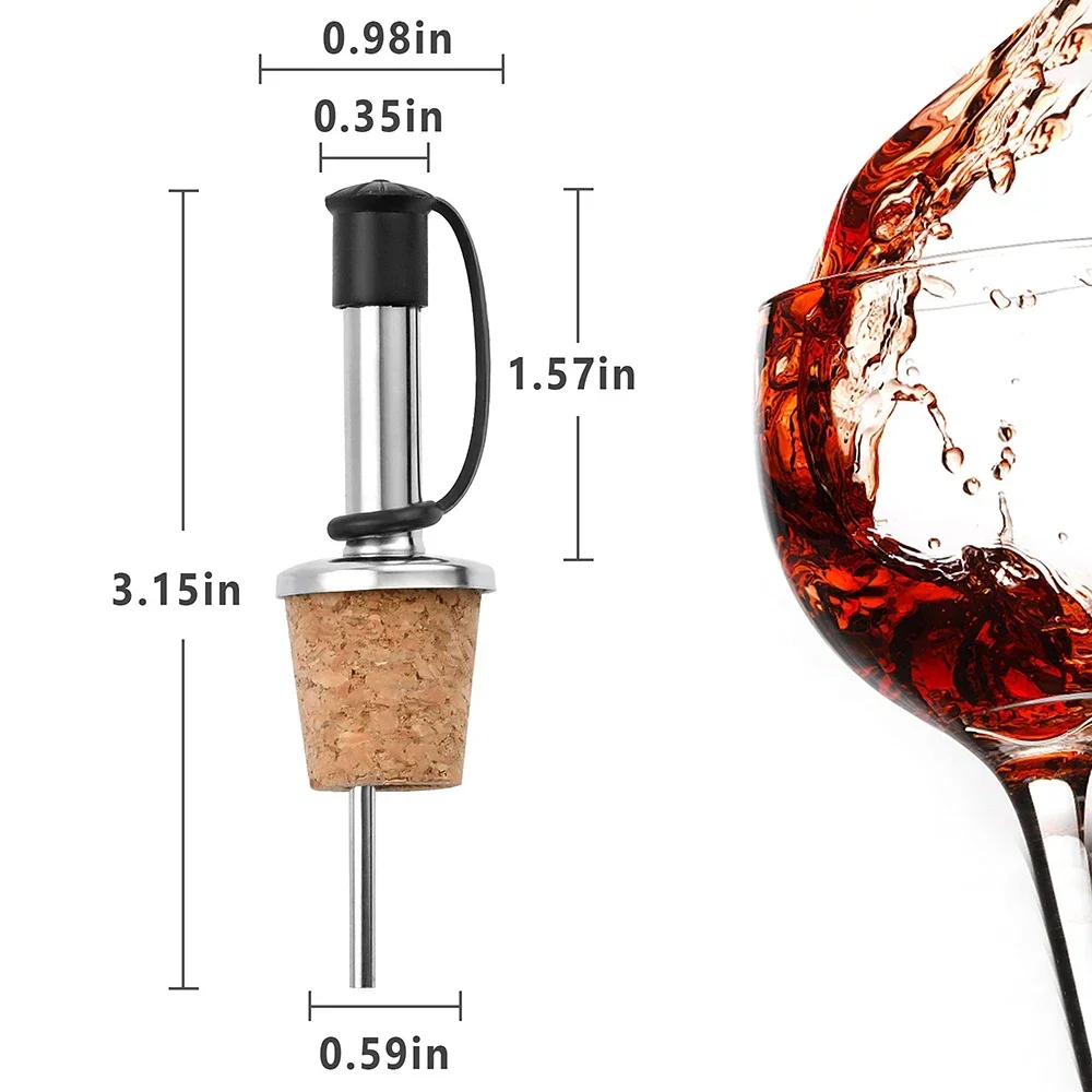 1 قطعة النبيذ الأحمر الفلين ال - مراجعة Wine Beer And Spirit وسعره