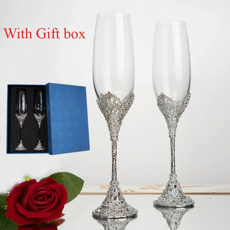 فلوت إغاثة جديدة من زجاج الشمب - مراجعة Champagne Flute Pair وسعره