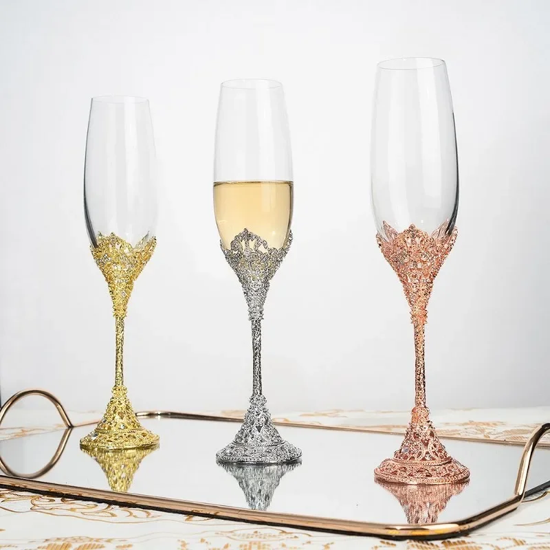 فلوت إغاثة جديدة من زجاج الشمب - مراجعة Champagne Flute Pair وسعره