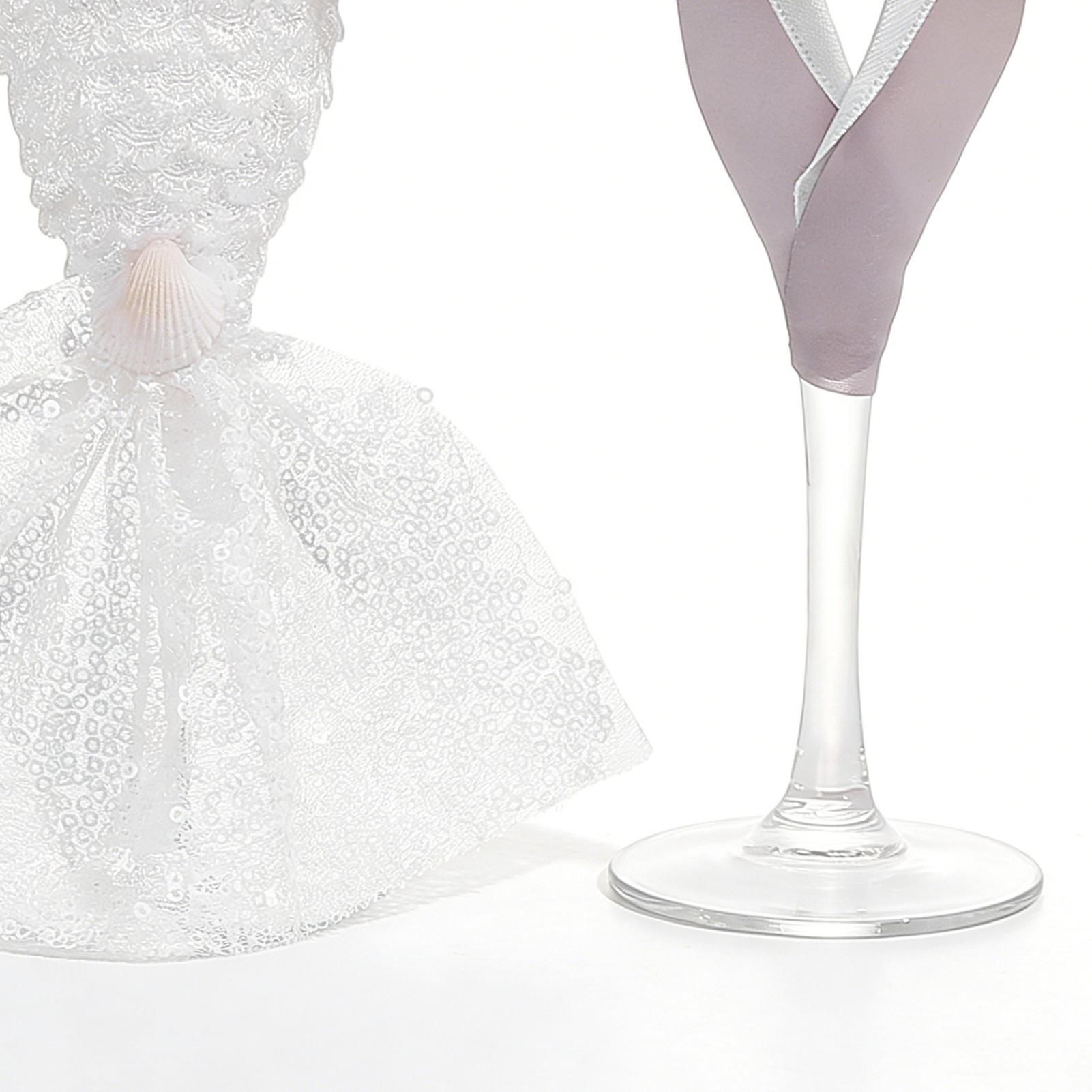 نظارات العروس والعريس زوج واحد - مراجعة Champagne Flute Pair وسعره