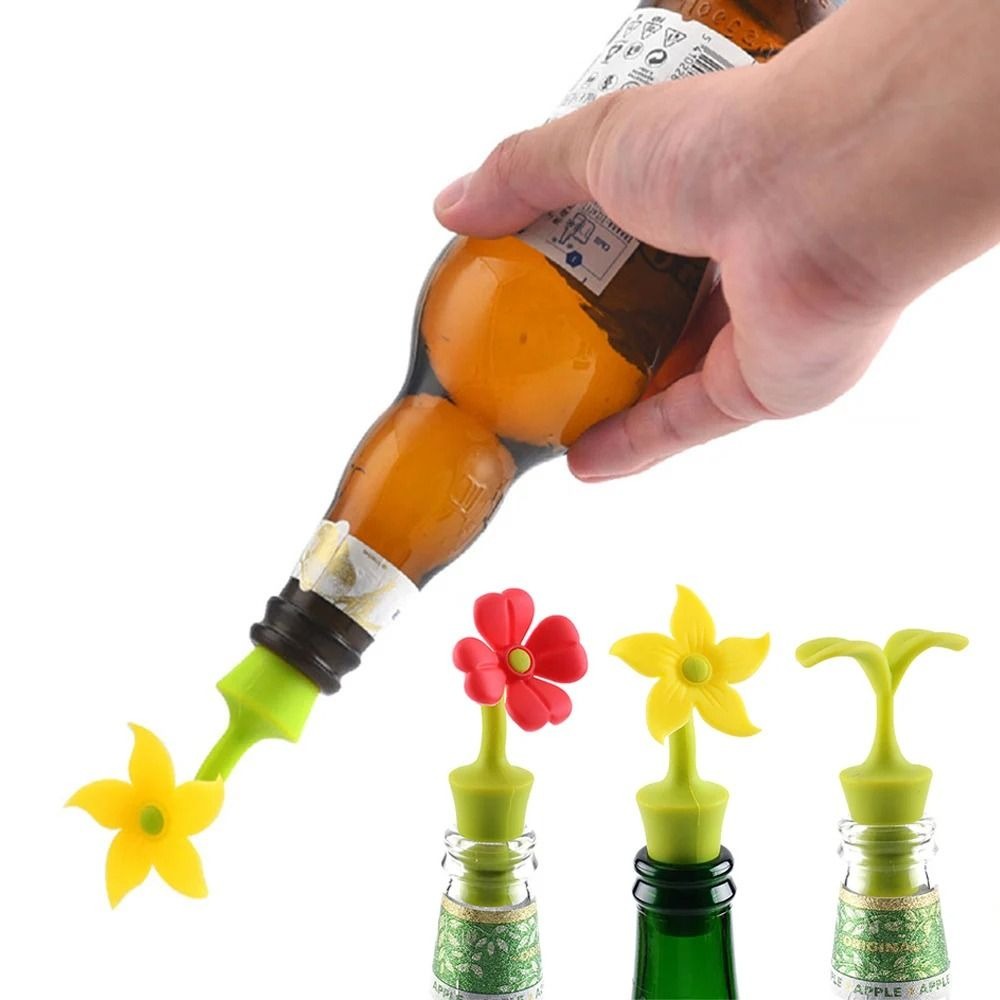سيليكون النبيذ مثبت زجاجي زهرة - مراجعة Wine Beer Type وسعره