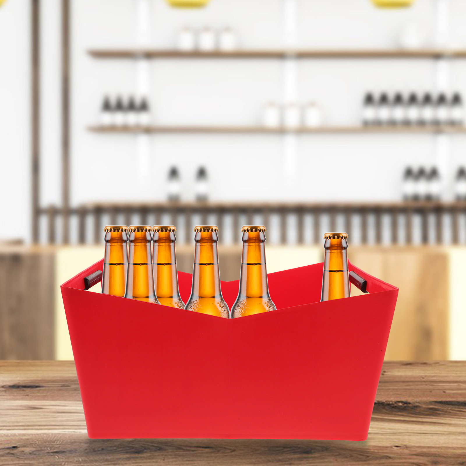 دلو بلاستيكي لتخزين المشروبات، - مراجعة Wine Beer Type وسعره
