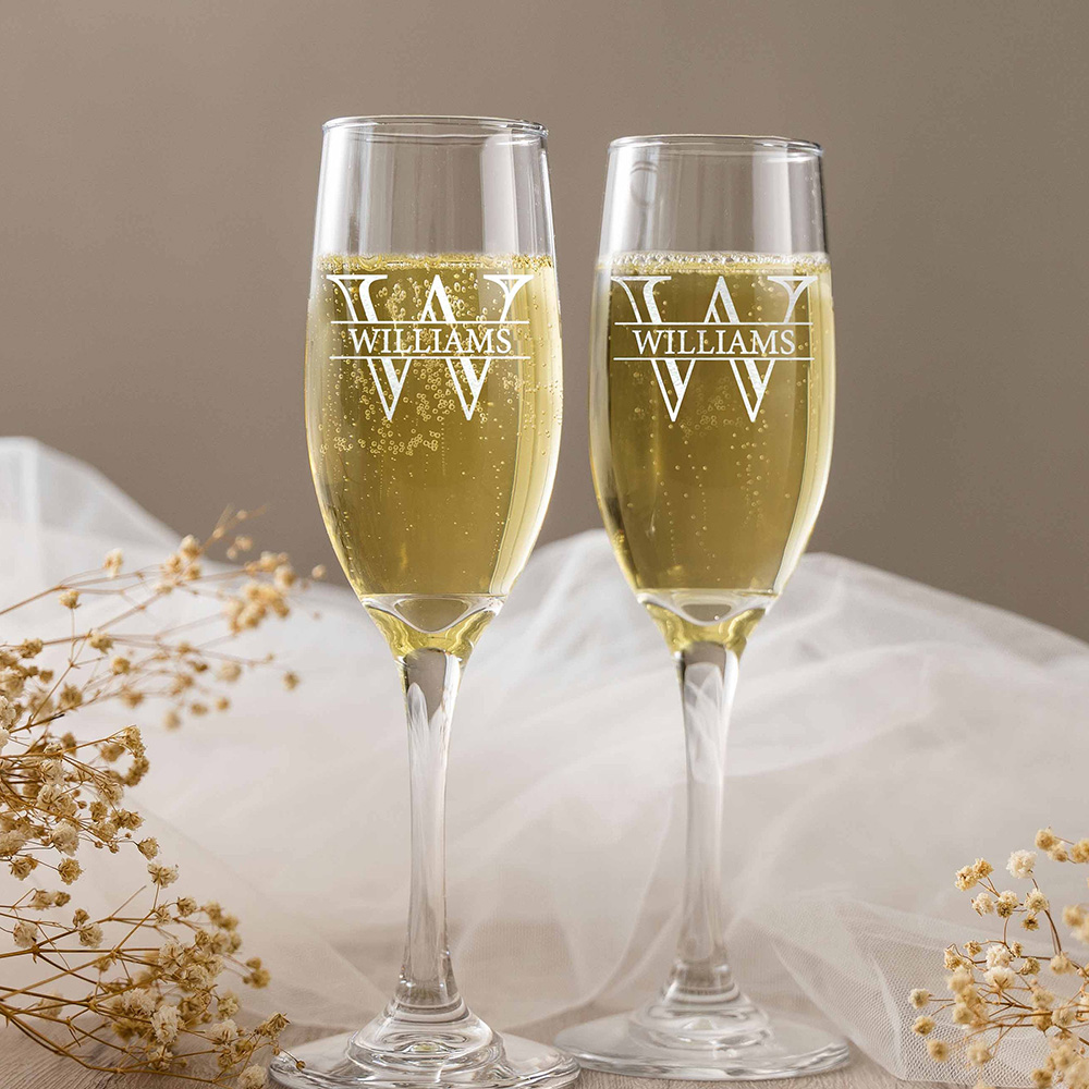 مجموعة شخصية مكونة من 2 مزامير - مراجعة Champagne Flute Pair وسعره