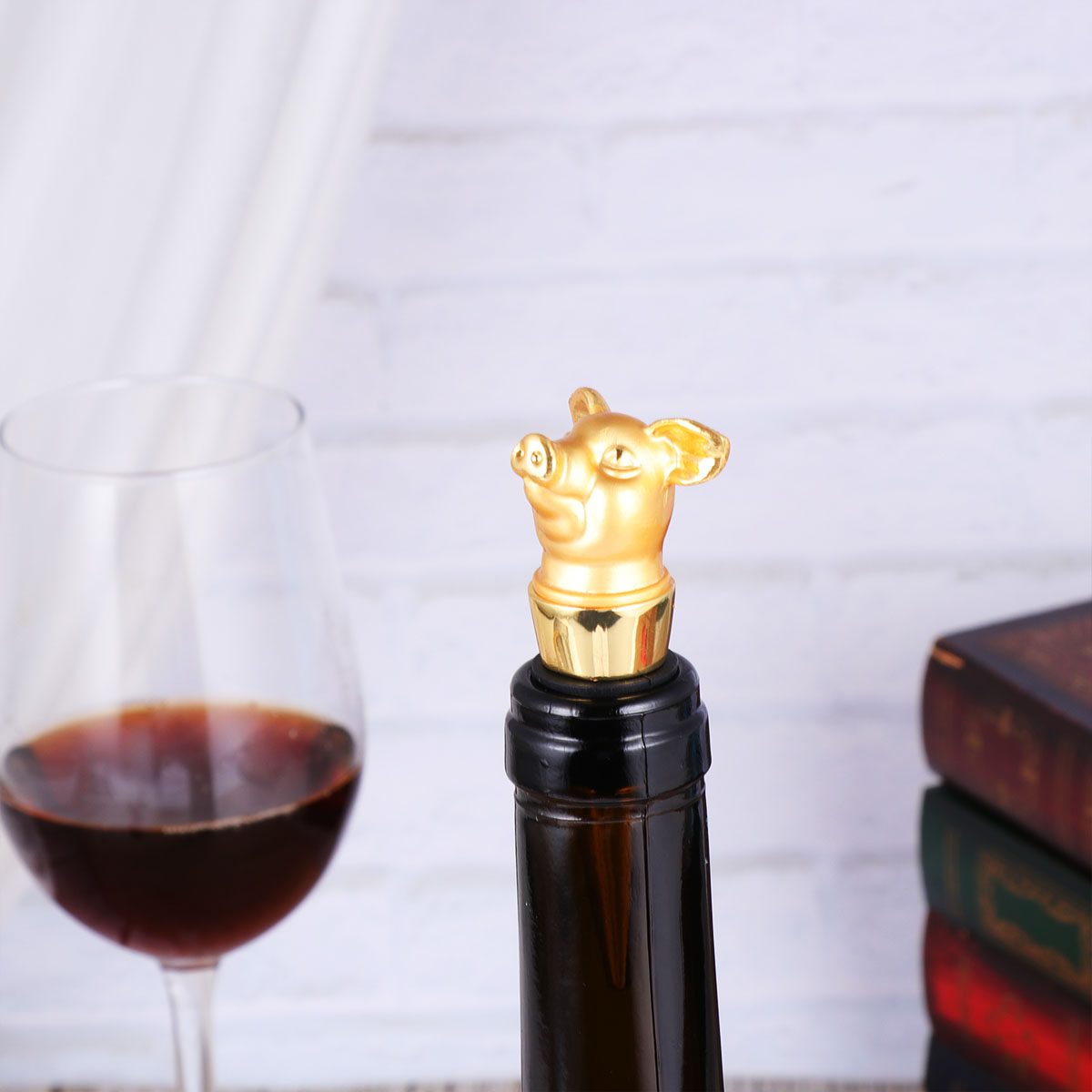 سدادة زجاجات إبداعية على شكل خ - مراجعة Wine In Beer Glass وسعره