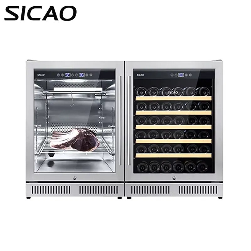 ثلاجة تبريد النبيذ والبيرة تحت - مراجعة Wine Beer Fridge Dual Zone وسعره