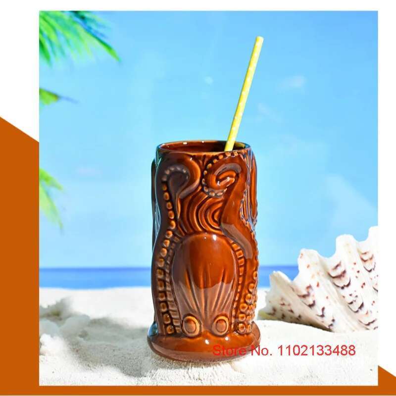 TIKI بار كوكتيل كوب هاواي الاس - مراجعة Wine Beer Mixed Drinks وسعره