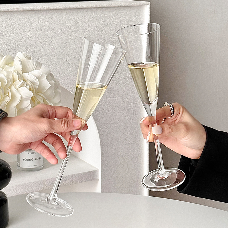 الفرنسية رومانسية الاحتفالية ك - مراجعة Champagne Flute Pair وسعره