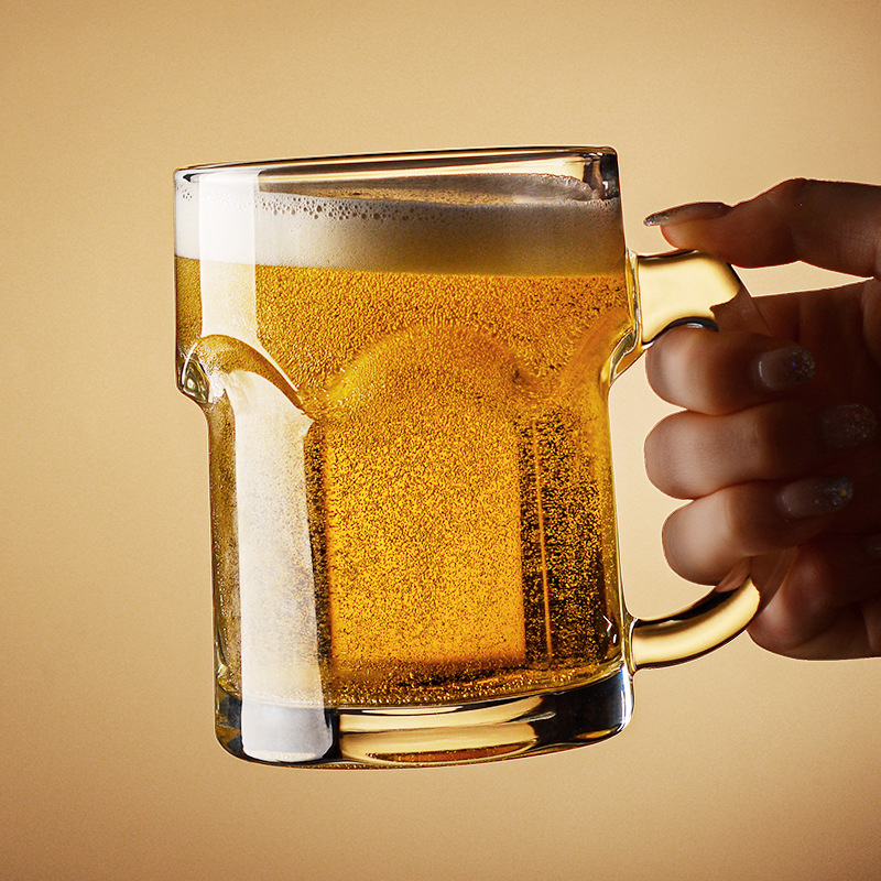 كوب بيرة منزلي بمقبض، كوب ماء  - مراجعة Wine In Beer Glass وسعره