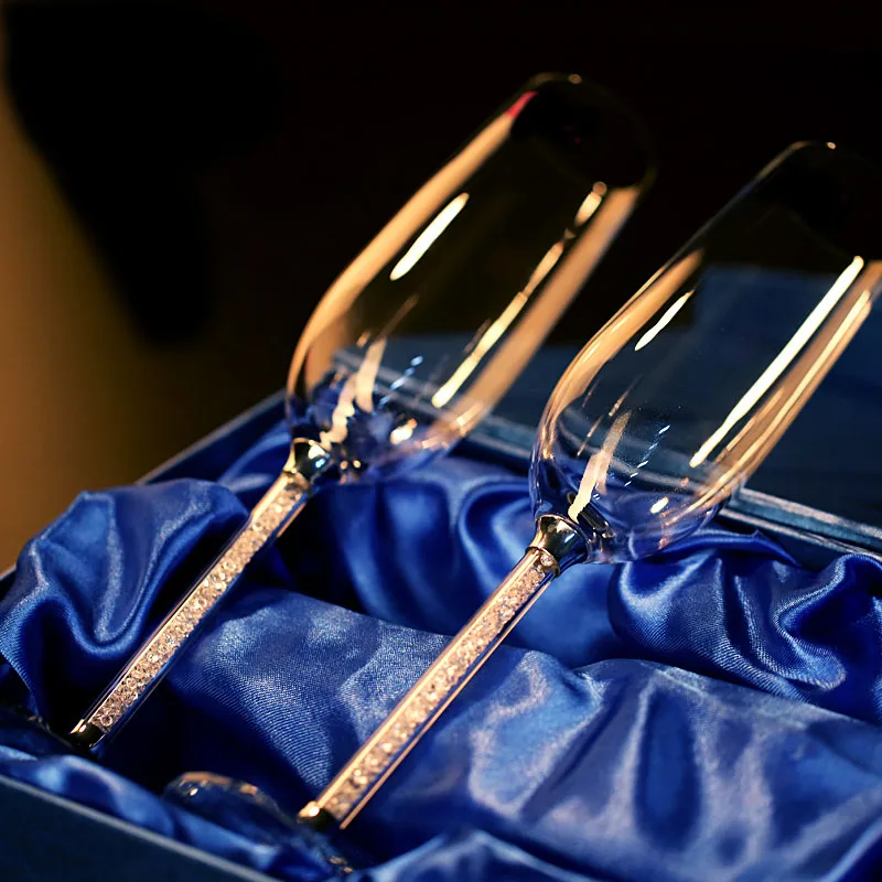 كأس نبيذ زفاف إبداعي ، كوب فري - مراجعة Champagne Flute Pair وسعره