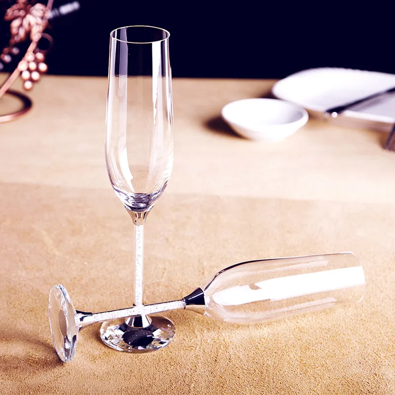 كأس نبيذ زفاف إبداعي ، كوب فري - مراجعة Champagne Flute Pair وسعره