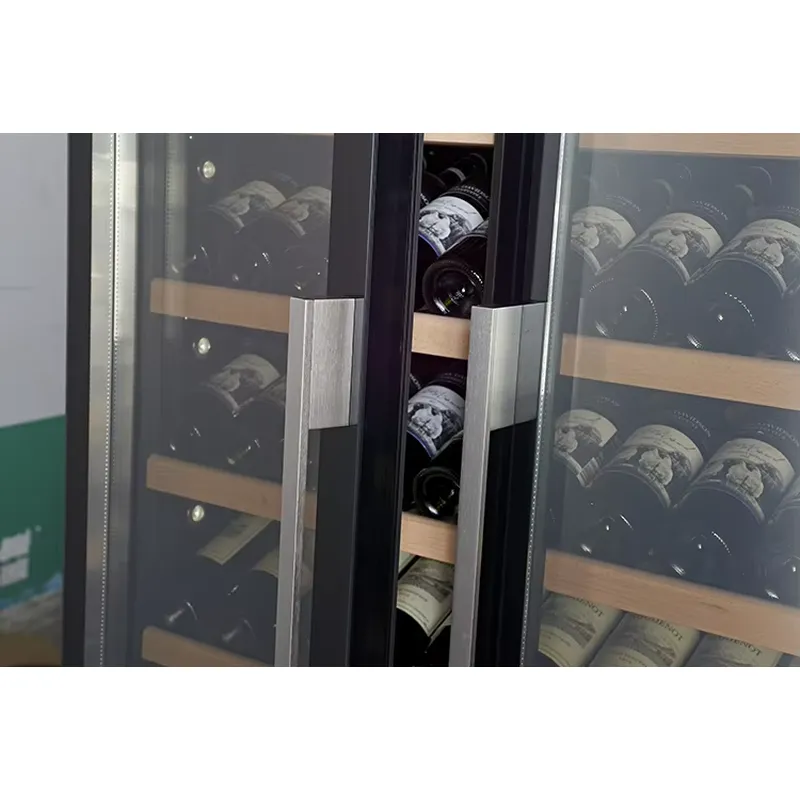 ثلاجة نبيذ كبيرة السعة 735 لتر - مراجعة Wine Beer Fridge Dual Zone وسعره